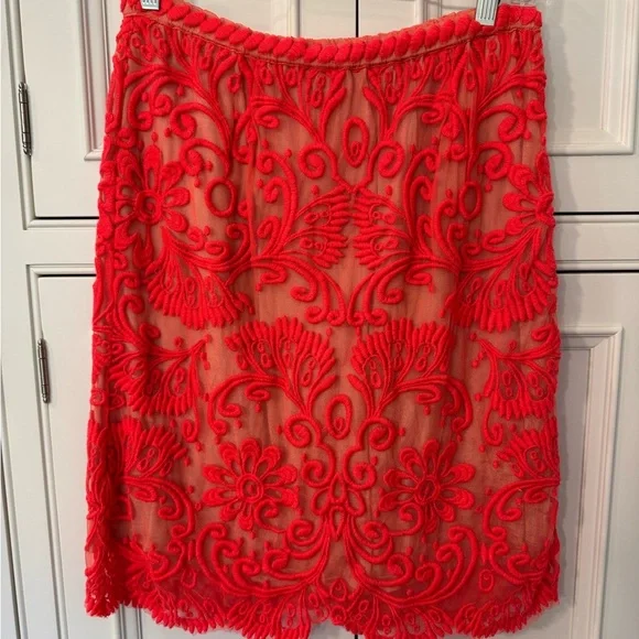 Anthropologie Baraschi embroidered skirt - Picture 2 of 9